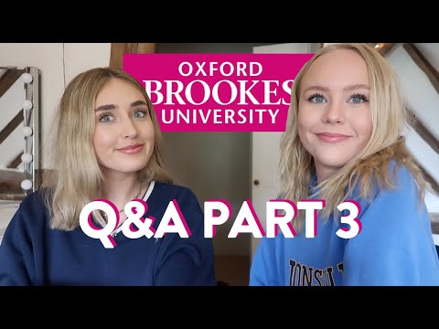 OXFORD BROOKES UNIVERSITY Q&A w 2nd Year Students! Part 3 - Studying, Student Loans, Support Systems