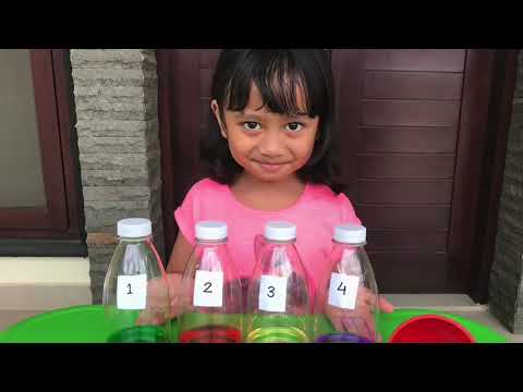 Rainbow in the bottle experiment 🌈🌈🌈