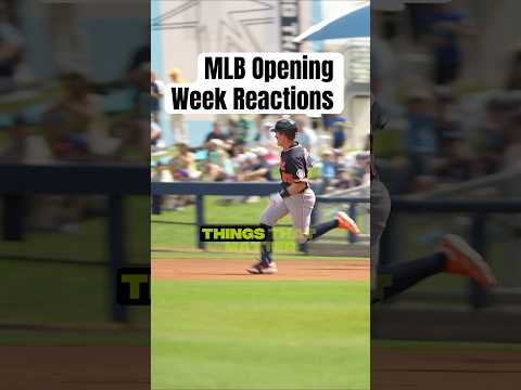 Thumbnail for Five reactions from MLB opening week