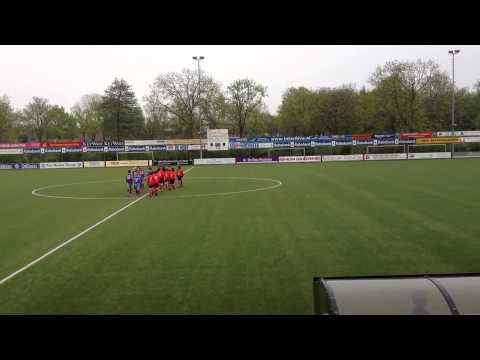 Laatste competitie wedstrijd Overbos D3