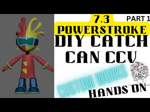 🛻📽️ ....7 3 PSD DUAL CCV MOD DIY CATCH CAN PART TWO 🟢🟡🔴🟢