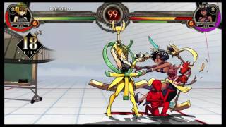 Skullgirls 2nd Encore - Eliza 63 Hit Combo