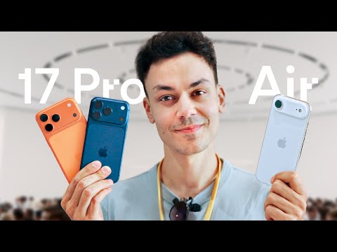 Mein Ersteindruck: iPhone Air, 17 Pro & AirPods Pro 3!