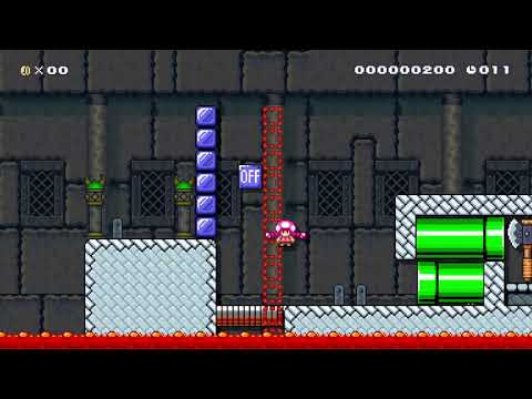 Super Mario Maker 2 - Switch On/Off Level (2,52%) [Speedrun]