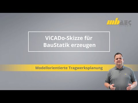 ViCADo-Skizze für BauStatik erzeugen