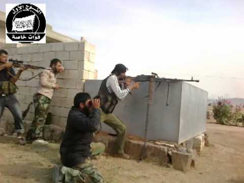 التصدي لرتل لقوات النظام يحاول التقدم في محيط في قرية القبتين في ريف حلب الجنوبي من قبل الفوج الأول قوات خاصة