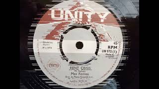 RENT CRISIS / VERSION - Max Romeo
