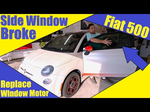 Fiat 500 Window Regulator/Motor Replacement | Troubleshooting My Electric Side Window