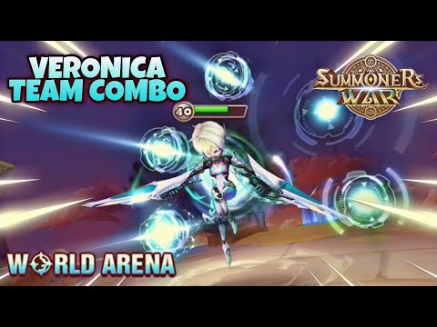 Veronica Team Combo in World Arena - Summoners War