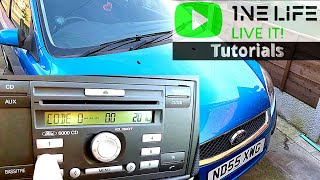 Ford Focus How to Enter Radio Code. Reset Radio Code