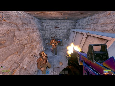 Going FULL DEEP on TAC (20 man zerg) on WIPE DAY - Rust