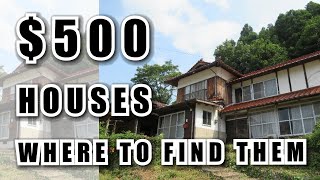 Abandoned Houses on sale for $500 USD in Japan - Do they really exist? Here is how you can find them