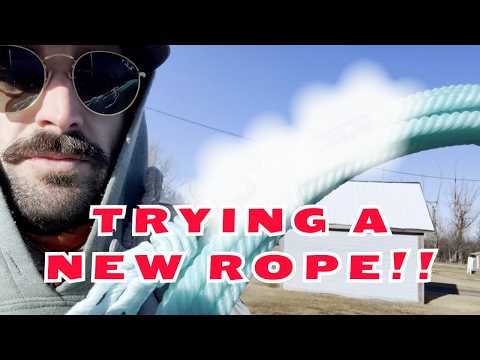 TRYING A NEW ROPE!!