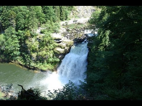 Der Wasserfall des Doubs - Frankreich und Schweiz