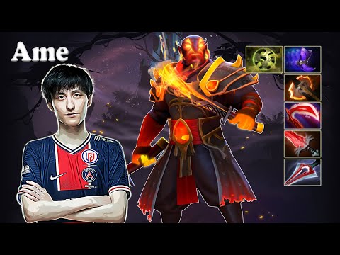 Ame - Ember Spirit Safelane with Ori Shadow FIend | Dota 2 7.31b Gameplay