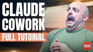 Claude Cowork FULL TUTORIAL: Automate Everything