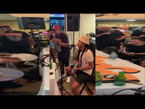 Roda de samba do Mendonça. Allan Yle e Luciano Quintanilha