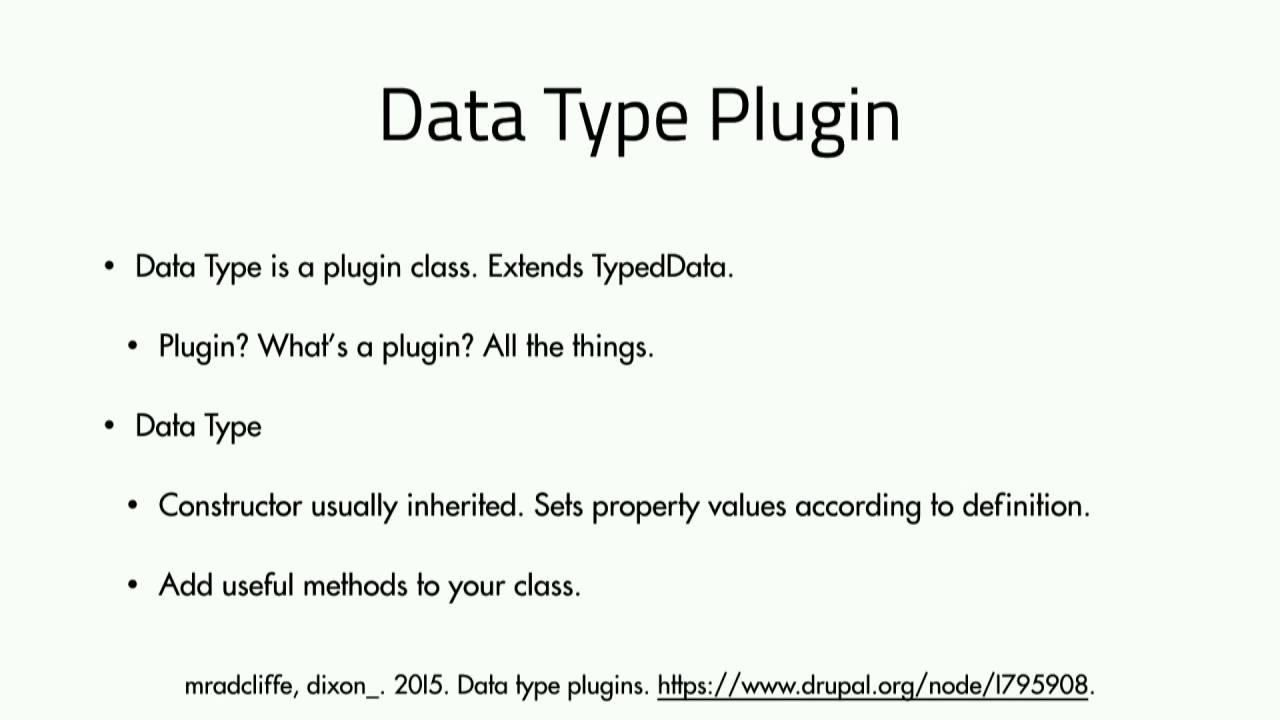 DrupalCon Dublin 2016: How do I Typed Data in Drupal 8