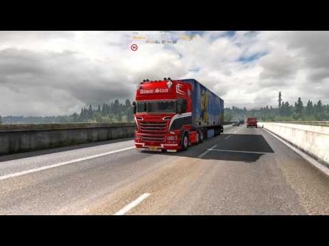 ETS2 Scania R520 Adwin Stam Zürich - Stuttgart