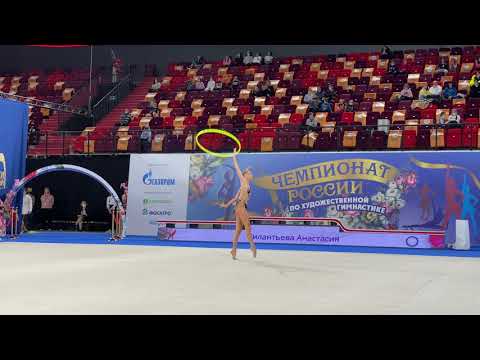 Anastasia Silantieva - Hoop Russian Championship 2021 TAA 19.35
