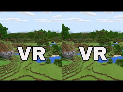 VR SBS 3D Video in Minecraft (Google Cardboard, Oculus Rift, VR Box 3D)