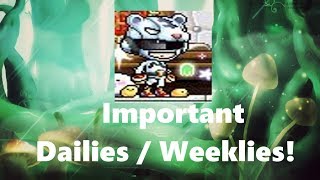 [Reboot] Important Dailies and Weeklies Guide!