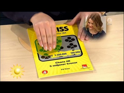 Sofia skrapar - familjen delar på trissvinsten - Nyhetsmorgon (TV4)