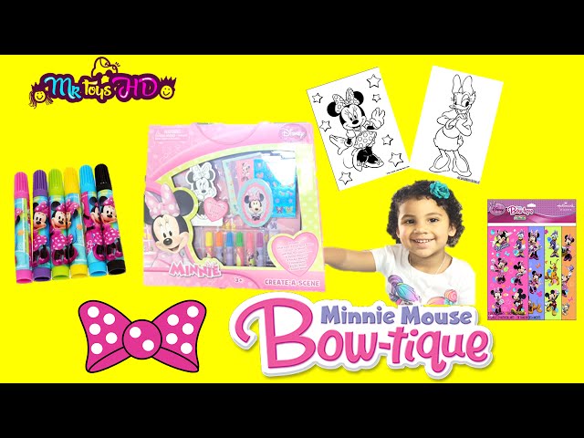 Vídeo relacionado con Disney Minnie Mouse - Set Creativo con Plantillas, Pegatinas y Dibujos para Colorear - Actividades para Niños +3 Años (MM24356)