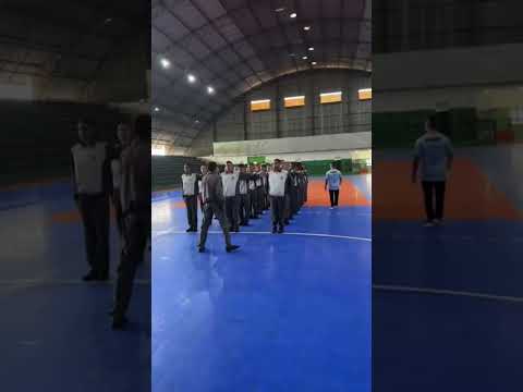 Jogos das Escolas Militares do Mato Grosso - prova ORDEM UNIDA - Equipe Jaciara