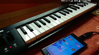 Video thumbnail for KORG microkey2 37 "working with Android " DEMO by cherry media