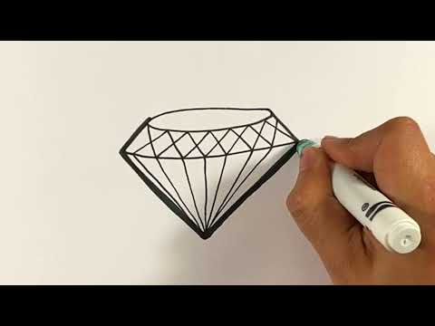 EASY How to  Draw SONIC CHAOS EMERALD