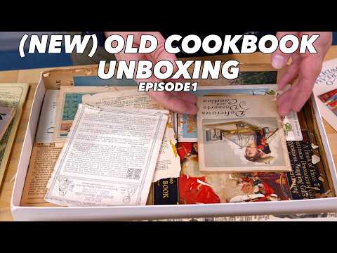 Unboxing (New) Old Cookbooks That Arrived This Week - episode 1