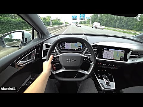The New Audi Q4 E-Tron 2021 Test Drive