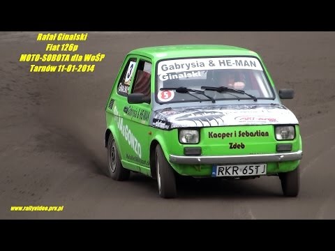 Rafał Ginalski - Fiat 126p - 2 MOTO-SOBOTA dla WoŚP - Tarnów 11-01-2014