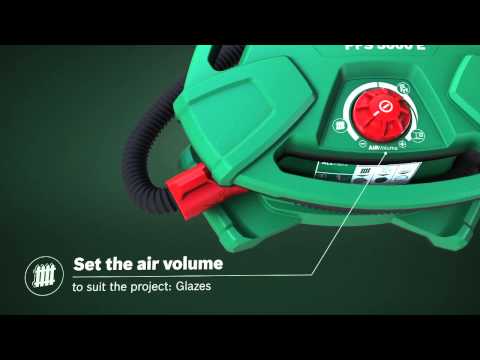 Features of: The Bosch PFS 3000-2 and PFS 5000E All Paint Spray Systems