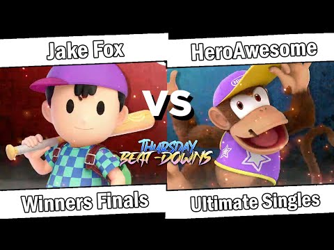 TBD #58 Winners Finals - Jake Fox (Ness) Vs. HeroAwesome (Diddy Kong)