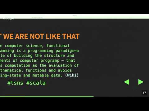 Toronto Scala Night School - 5 reasons why Scala. Which one is your favorite?