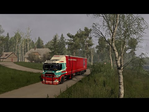 ETS2 1.46 - Late Autumn drive from Tartu to Velikiye Luki - Scania R440