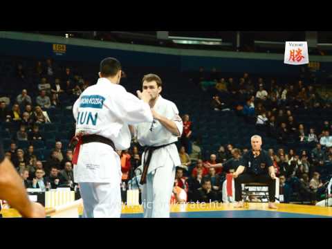 Gábor Rózsa vs. Viktor Tron - Karate World Cup Vilnius 2013