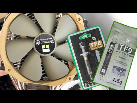 Термопаста Thetmalright TF9 замена на процессоре и сравнение с TF8 которой уже год.