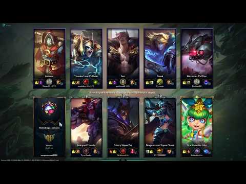 Leauge Of Legends ZED vs SETT mid 13/6/13 patch 10.6