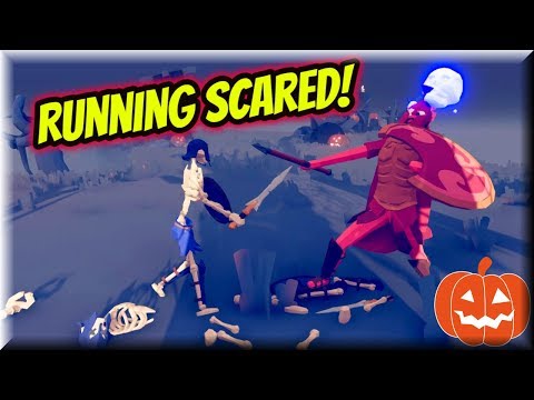 Run Scared! 2 Skeleton Warrior vs Every Unit - TABS Spooky Faction Update🎃