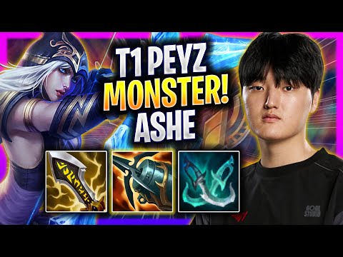 T1 PEYZ IS A MONSTER WITH ASHE! - T1 Peyz Plays Ashe ADC vs Varus!