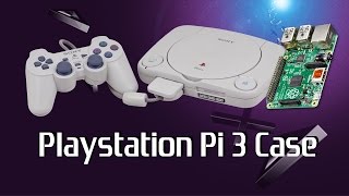 PLAYSTATION MINI - PI 3 CASE - LED LIGHT - POWER ON & OFF