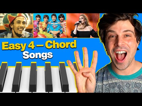 Master 5 Hit Songs Today with Just 4 Piano Chords! [Easy Piano Chord Tutorial]