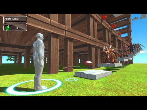Deadly FPS parkour around wooden buildings with time travel - Animal Revolt Battle Simulator