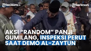 DETIK-DETIK Panji Gumilang "Random" Lakukan Inspeksi Perut Buncit di Tengah Demo Al Zaytun Jilid II