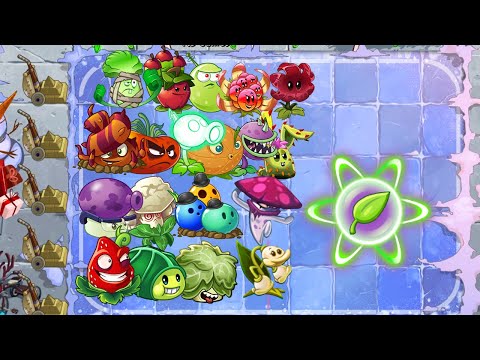 Bamboo Spartan & All Plants Level 1 POWER UP vs Nutcracker Zombie   Who Will Win - PvZ 2 Challenge