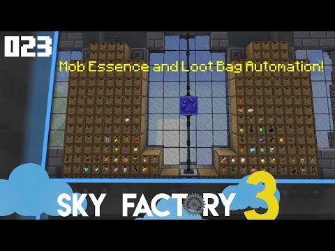 Mob Chunks and Loot Bag Automation [Skyfactory] 023