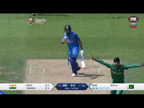 Muhammad Amir 3/16 vs India | CT17 Final 2017 – Ball-by-Ball Bowling Highlights 